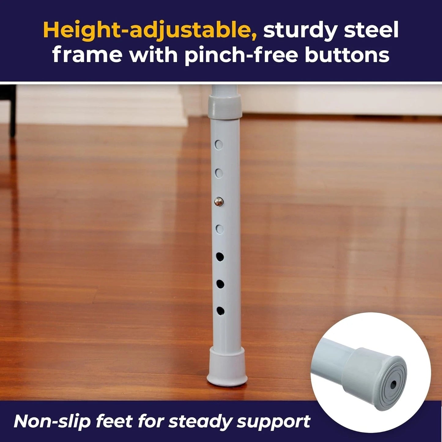 Heavy Duty 3 in 1 Bedside Toilet Commode image 5