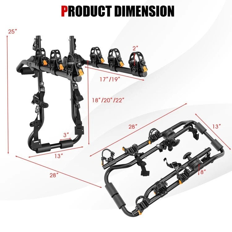 Premium Trunk Mounted Car Bike Holder Rack image 8