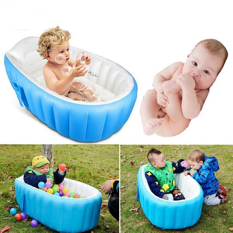 Portable Baby Inflatable Bathing Bathtub image 5