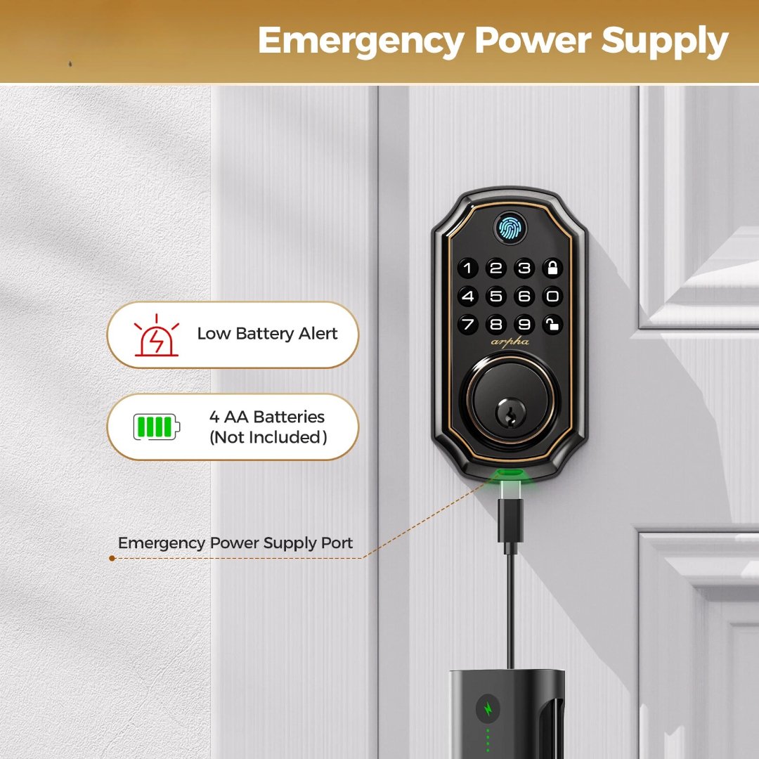 Fingerprint Smart Biometric Door Lock image 4