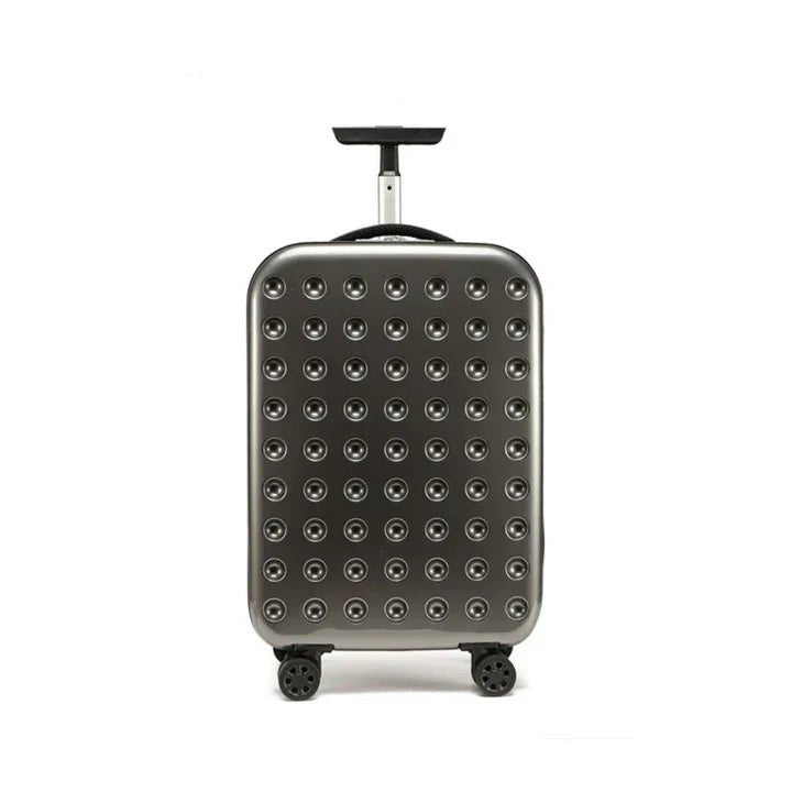 360° Foldable Travel Suitcases with Wheels - Dark Gray image