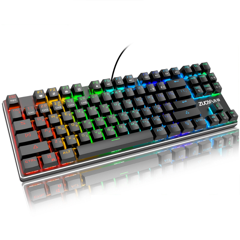Rainbow RGB Mechanical Gaming Keyboard For PC image
