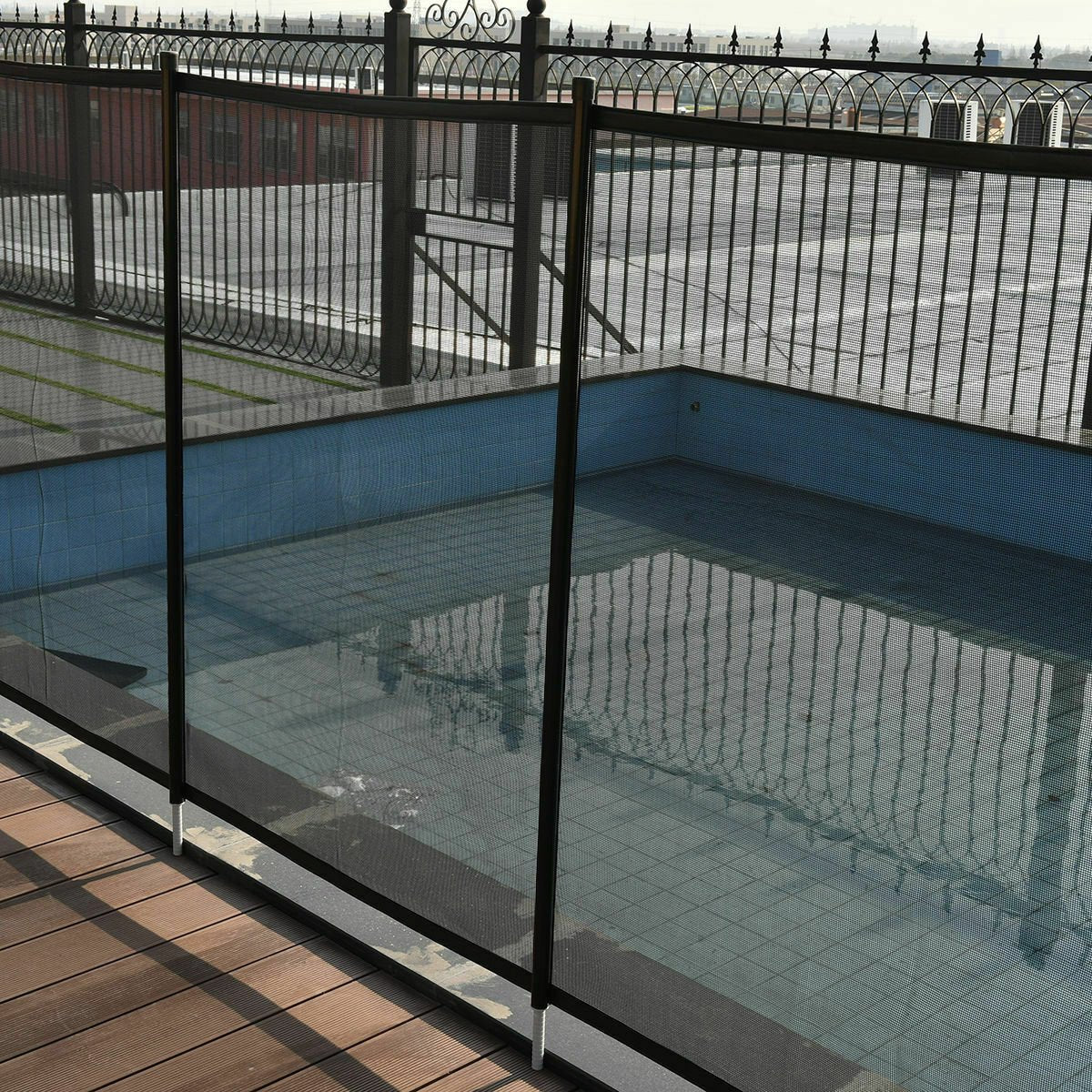 Large Heavy Duty Removable Above Ground Pool Safety Fence image 3
