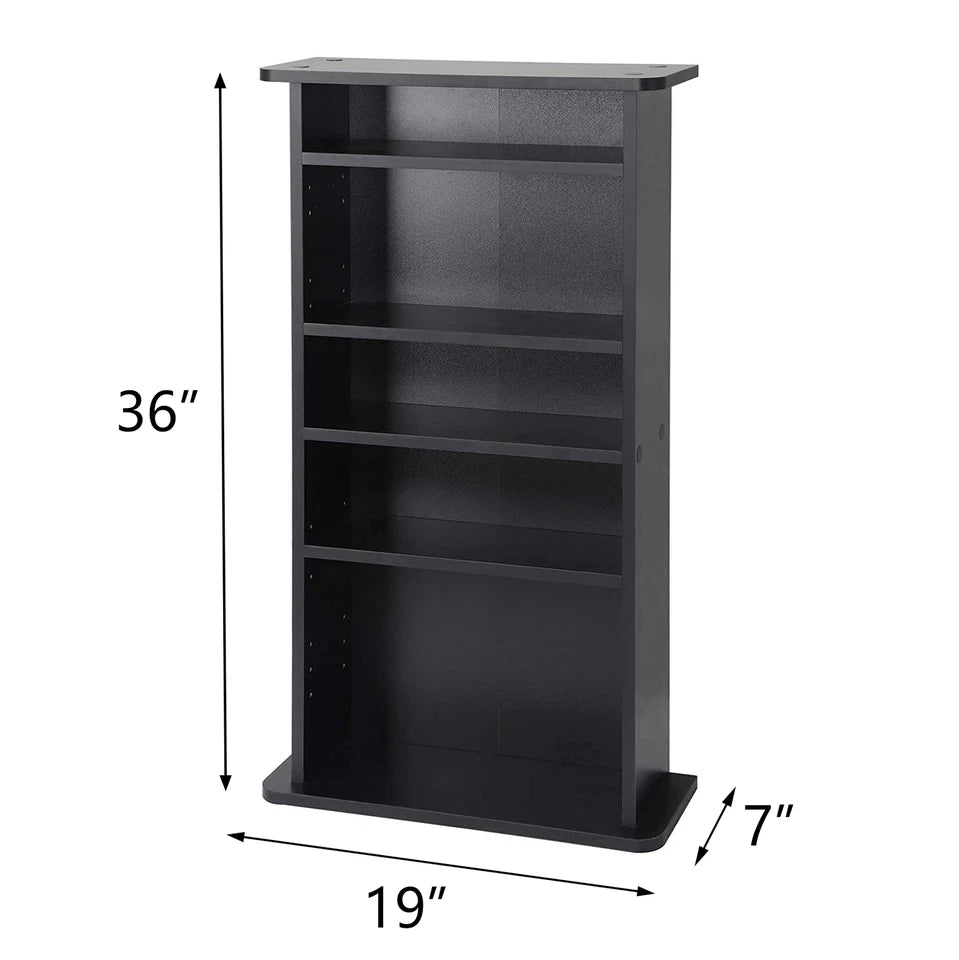 Large Spacious DVD Media Storage Shelf Cabinet image 12