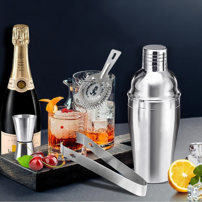All In One Cocktail Shaker Bartender Kit 10 pcs image 3