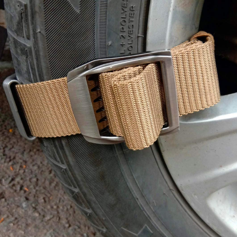 Heavy Duty Universal Car Snow Tire Chain 6pcs image 3