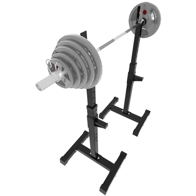 Portable Home Gym Adjustable Half Squat Rack Stand image 3