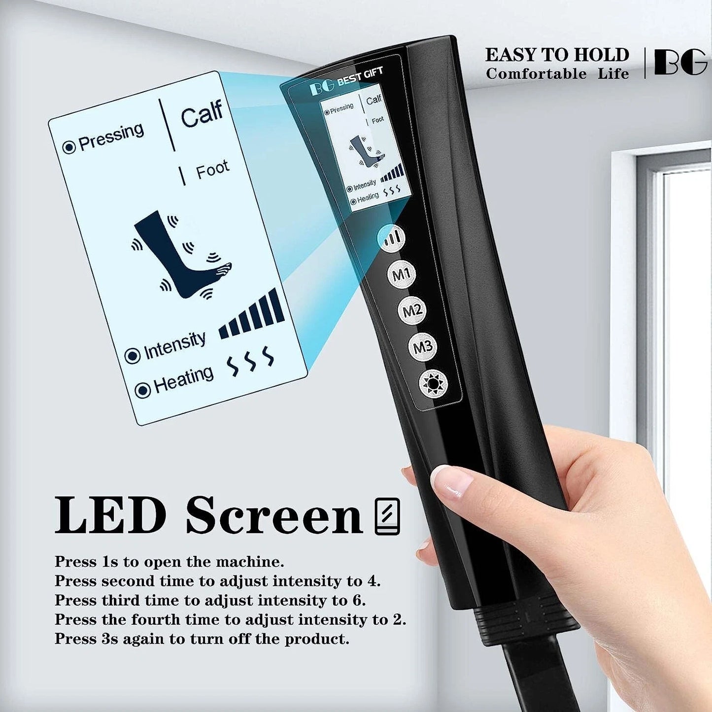 Air Compression Leg and Foot Massager image 6
