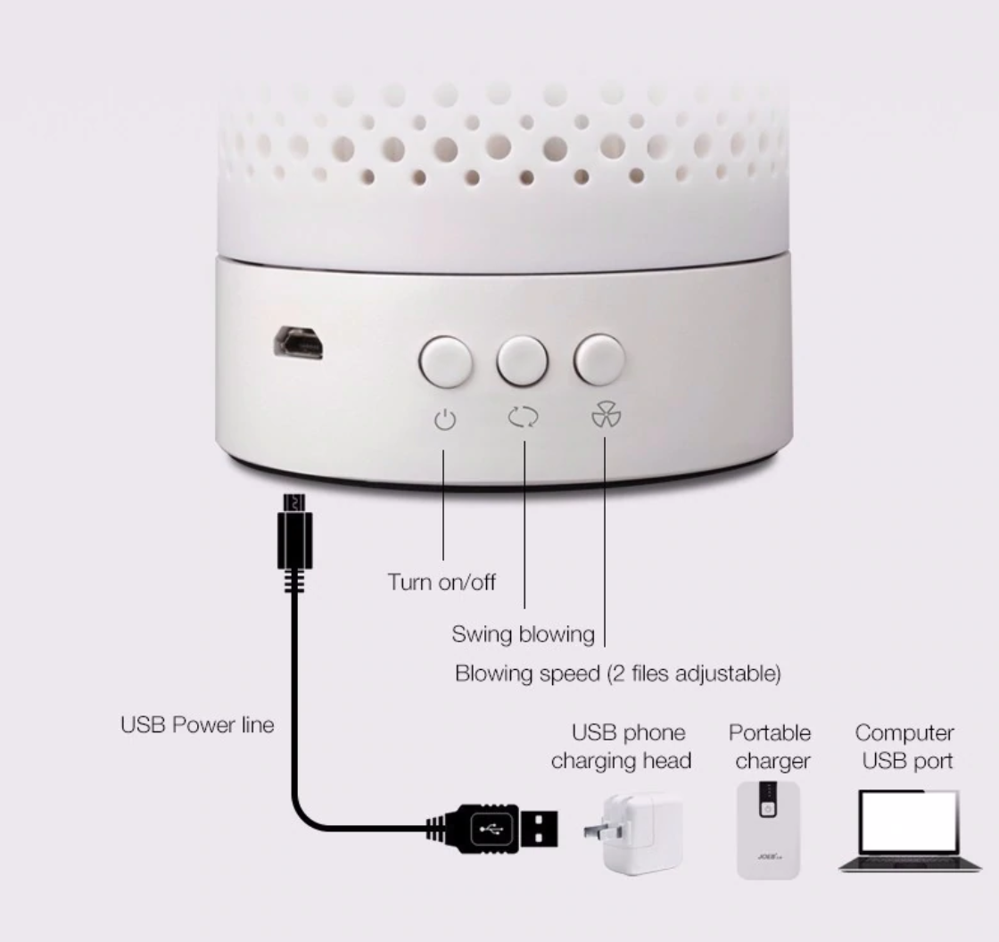 Premium Portable Home Ionic Air Purifier Machine image 3