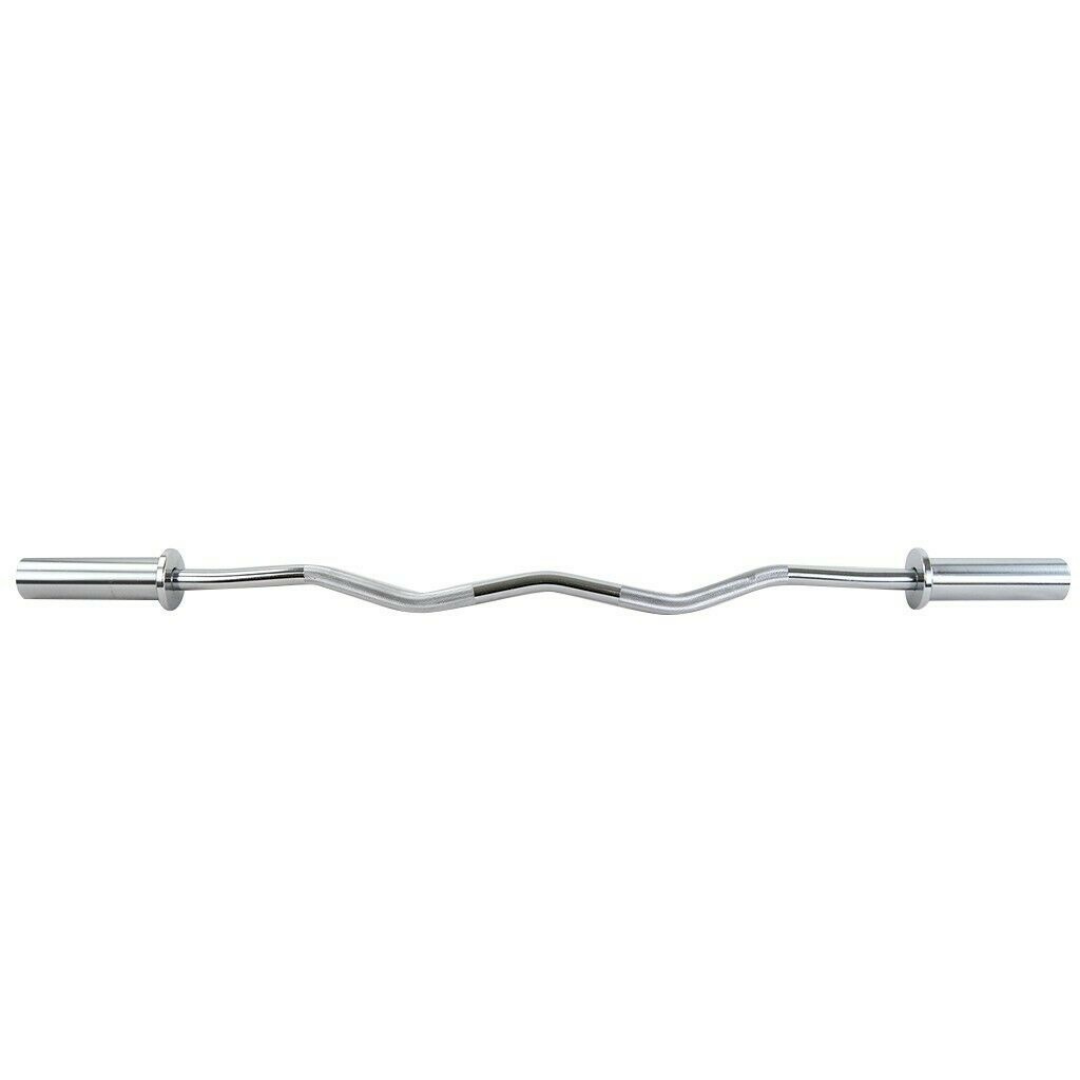 Heavy Duty Rackable Bicep Easy Barbell Curl Bar image 3