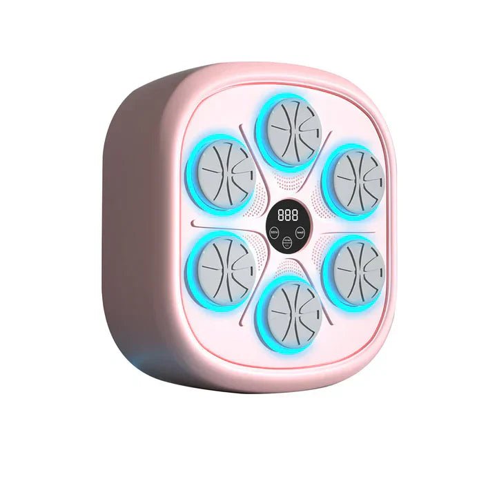 Interactive Music Boxing Machine with Gloves - Pink image