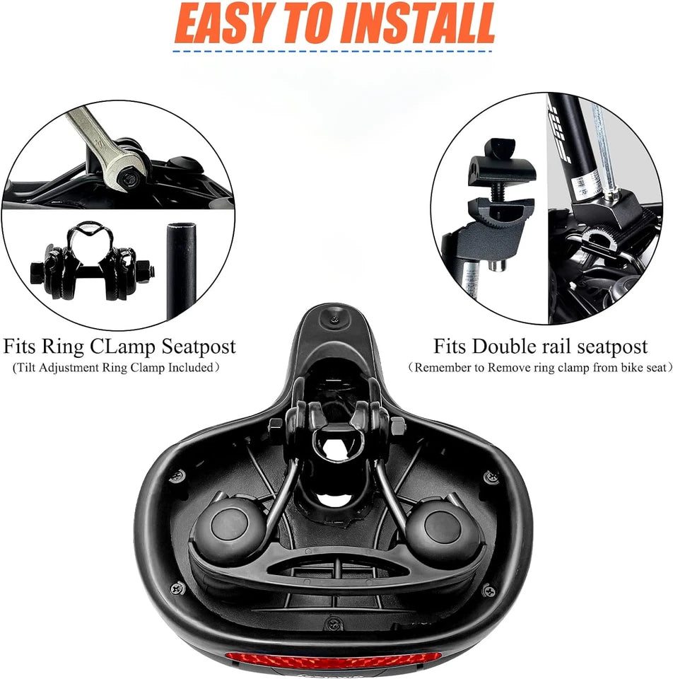 Comfortable Padded Cushion Mountain Bike Gel Seat image 10