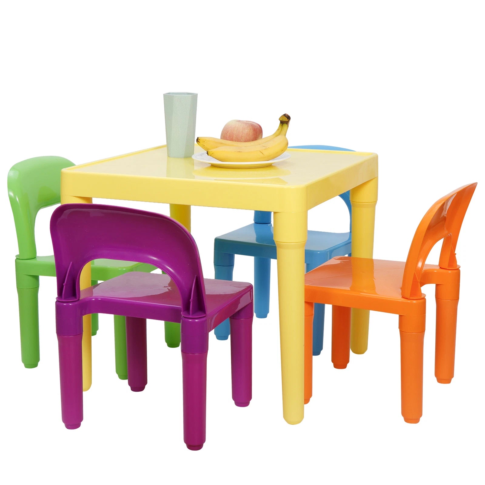 Colorful Kids Activity Learning Play Table And Chairs Set image 3
