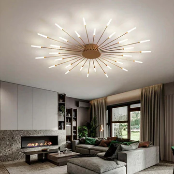 Flush Mount Ceiling Light Fireworks | Living Room/Bedroom image 4