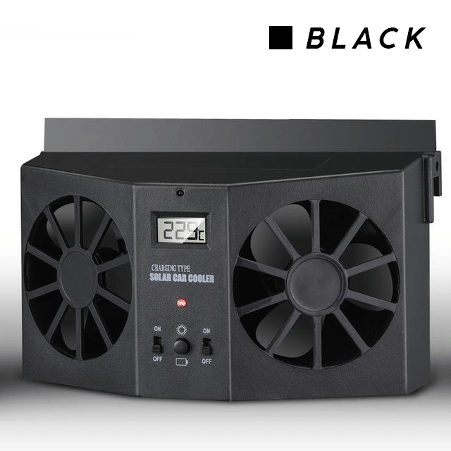 Solar Car Cooling Fan Powered Window Cooler For Interior Ventilation image 8