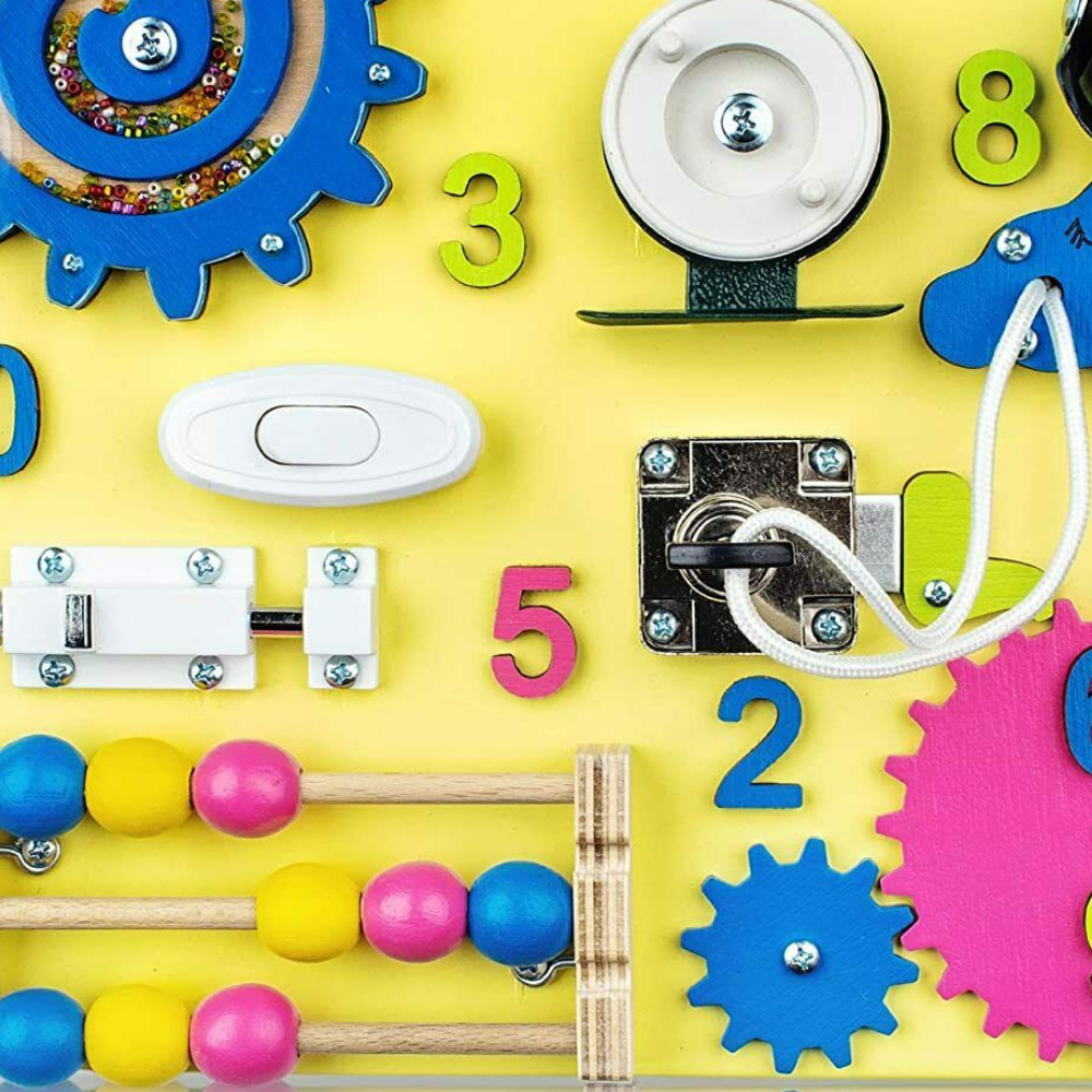 Kids Montessori Sensorial Fidget Busy Board image 3