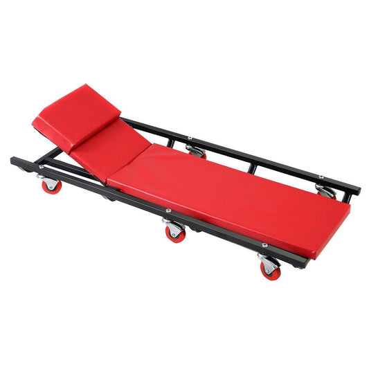 Adjustable Car Automotive Mechanics Rolling Creeper Stool Seat image 0