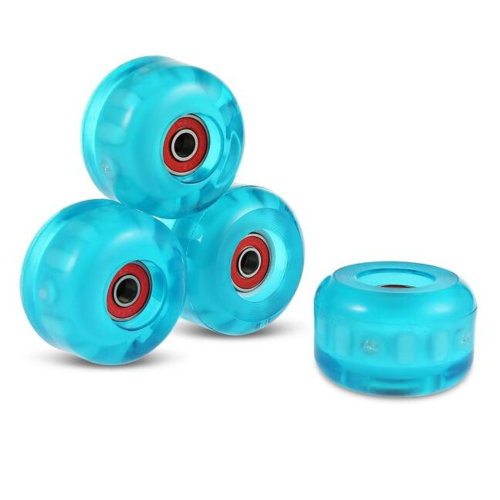 Soft Skateboard Cruiser Wheels - Blue image