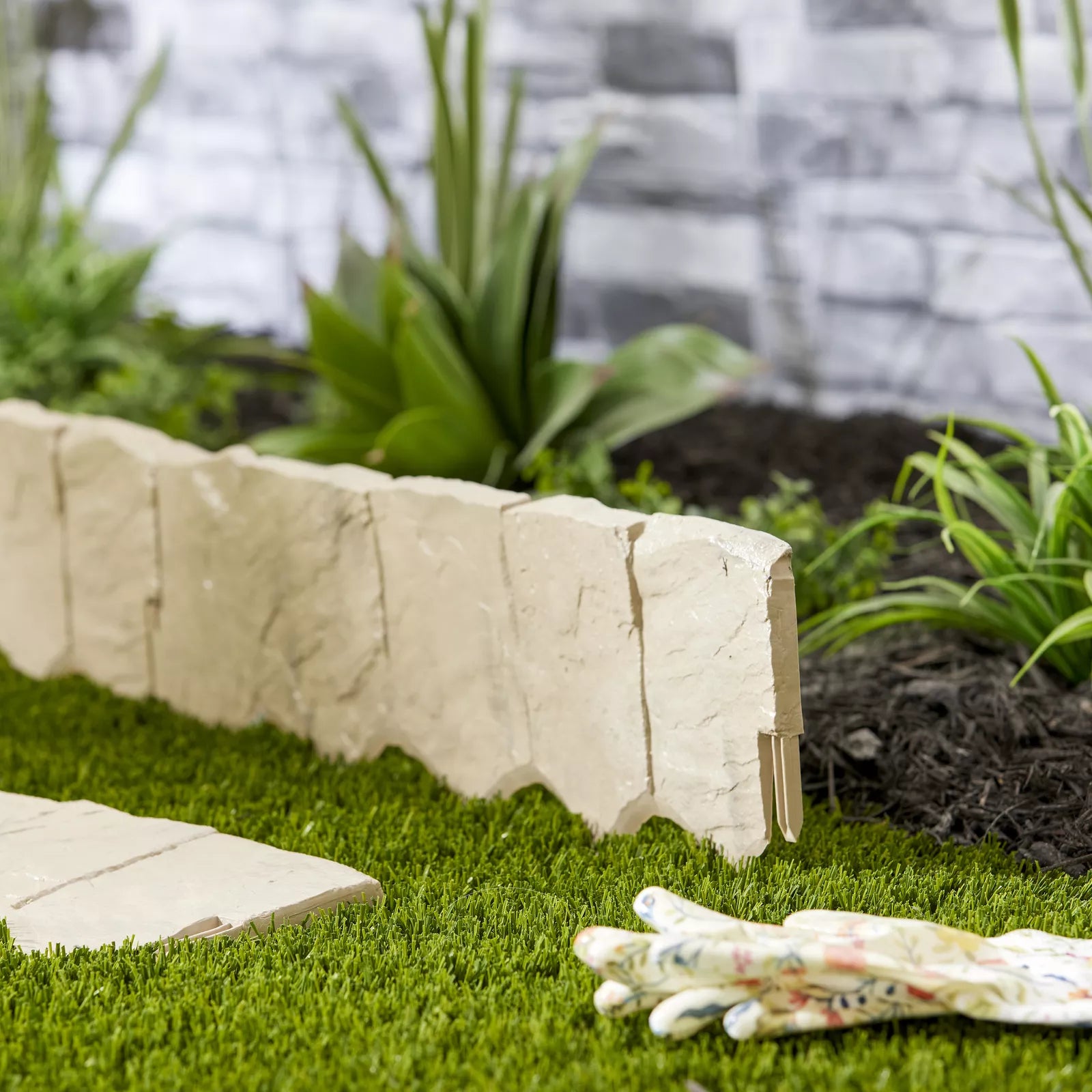 No Dig Garden Landscape Edging Border Flagstone image 1