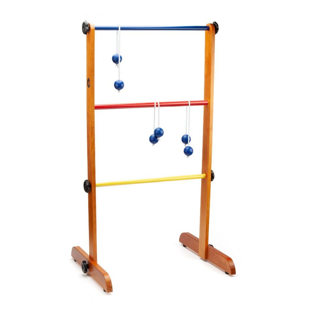 Premium Wooden Ladder Ball Golf Toss Game Set image 0