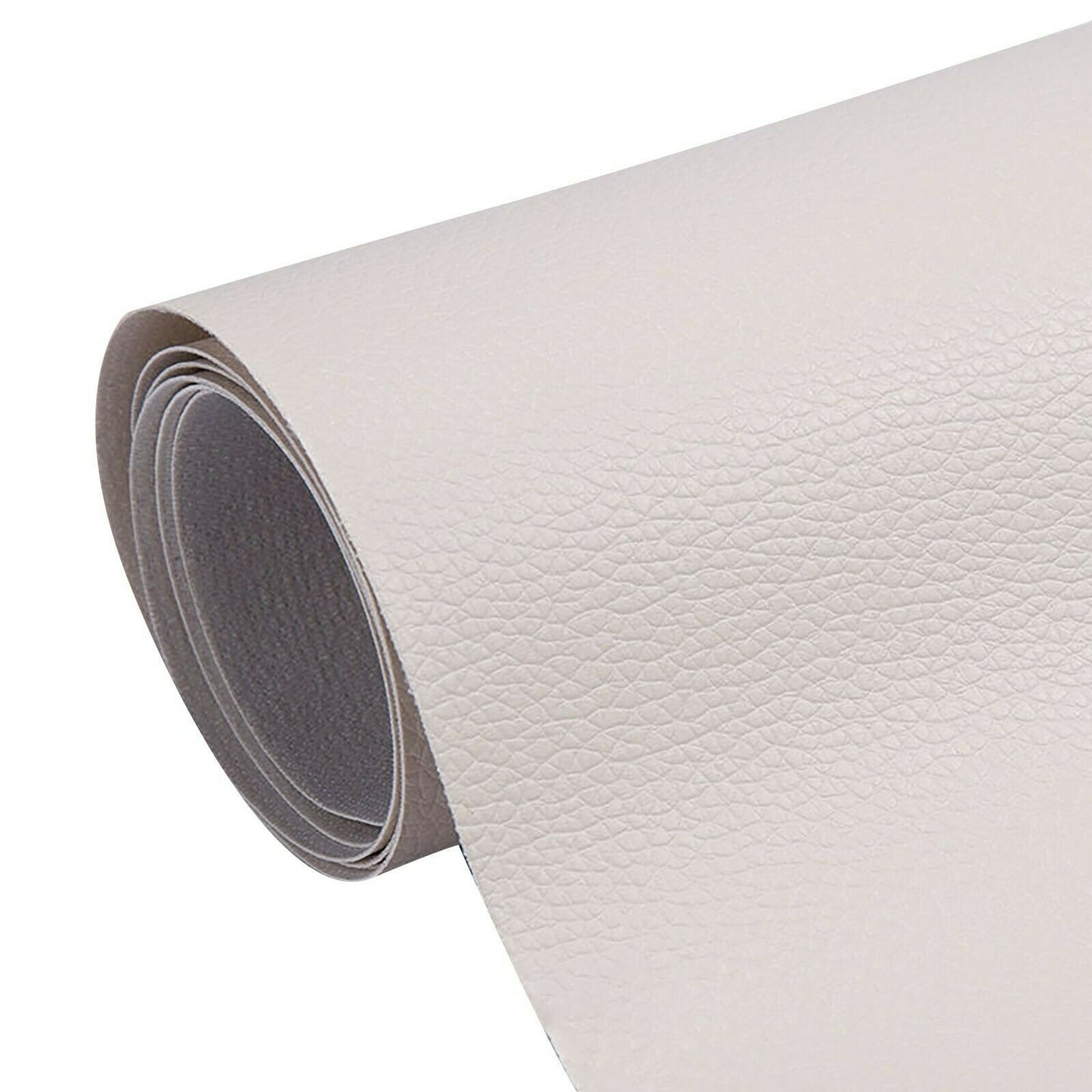 Self-Adhesive Leather Repair Patch Stick on Sofa Repairing Car Bag Seat - Beige, 50X137cm image