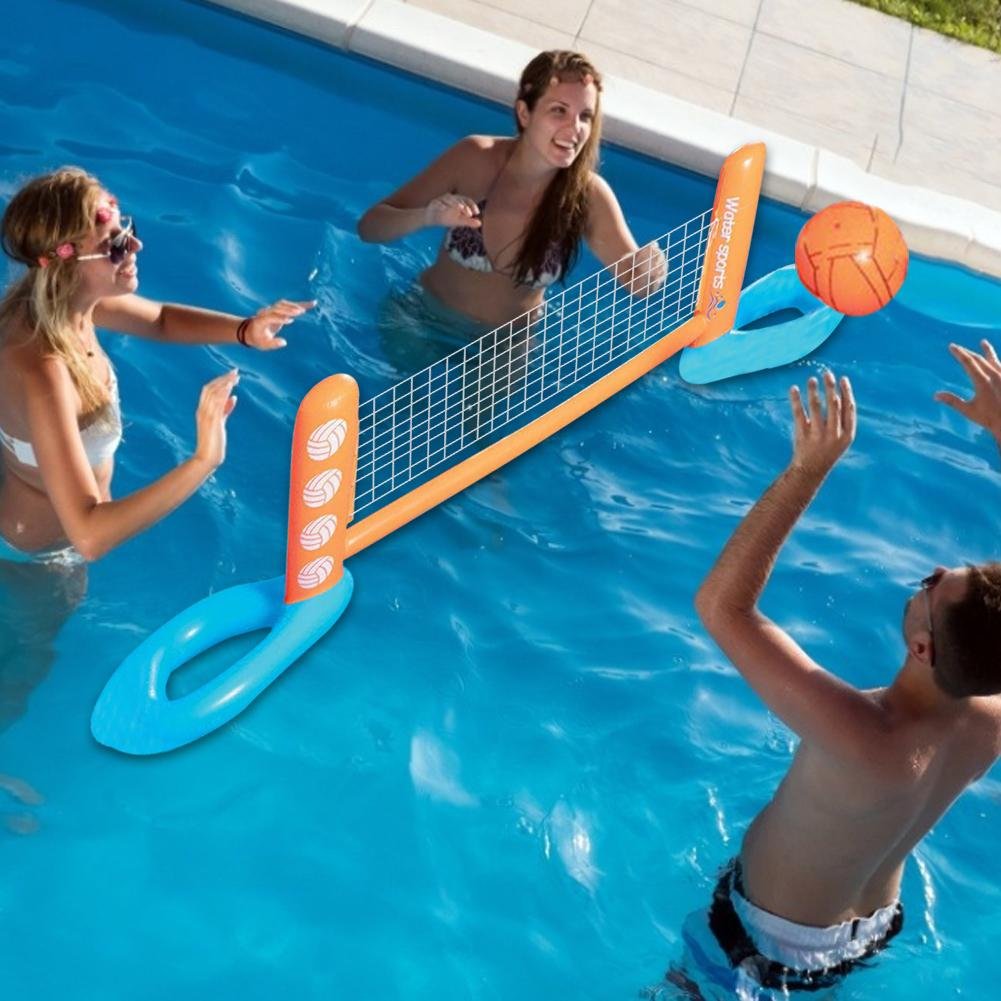 Floating Above Ground Swimming Pool Volleyball Net image 2
