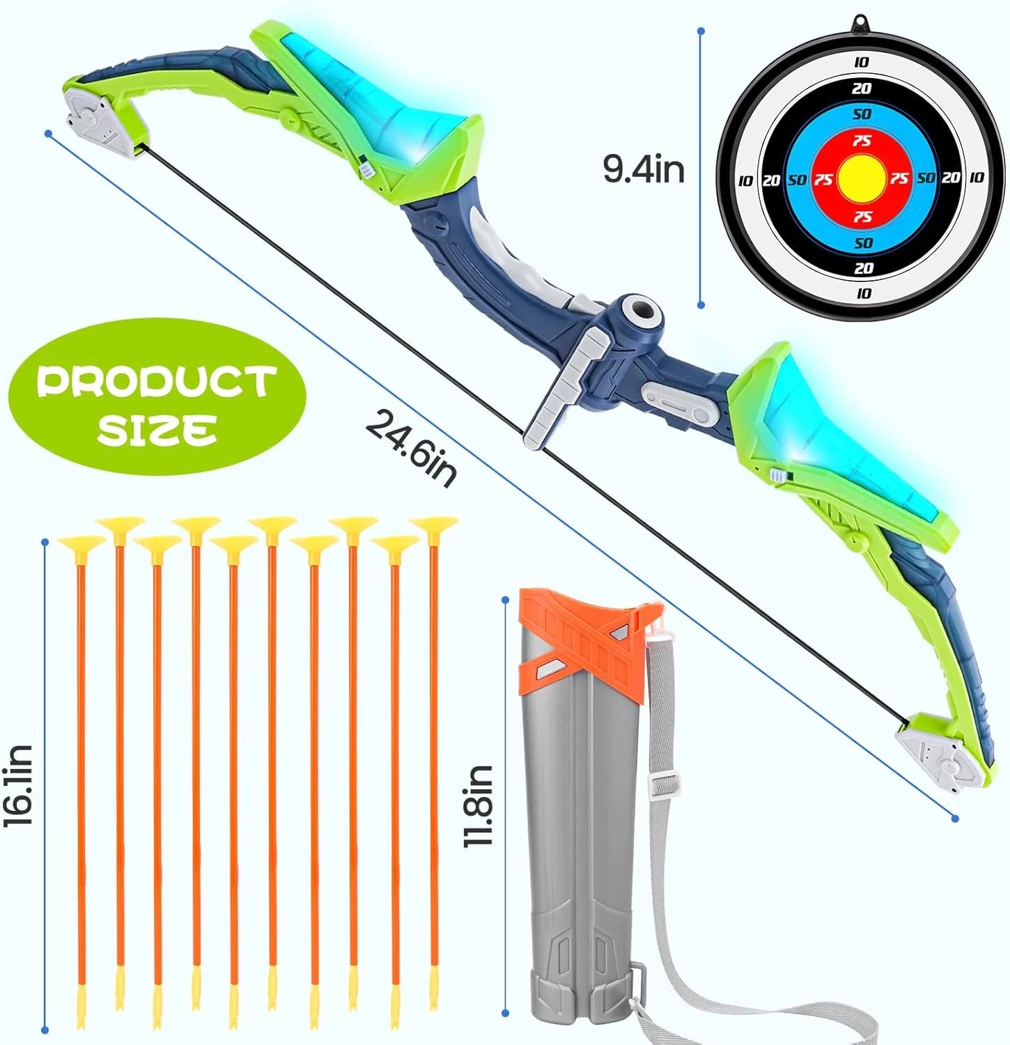 Ultimate Kids Bow And Arrow Archery Toy Set image 5