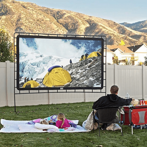 60 to 150 Inch Portable Outdoor Movie Screen image 0