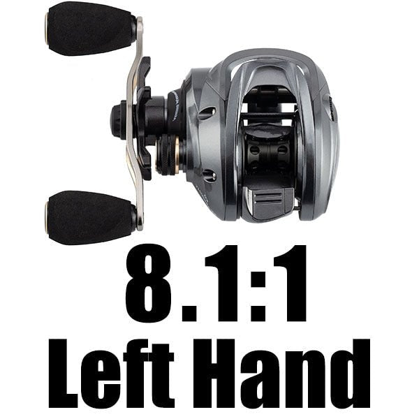Premium Baitcaster Fisher Reel - Silver image 2