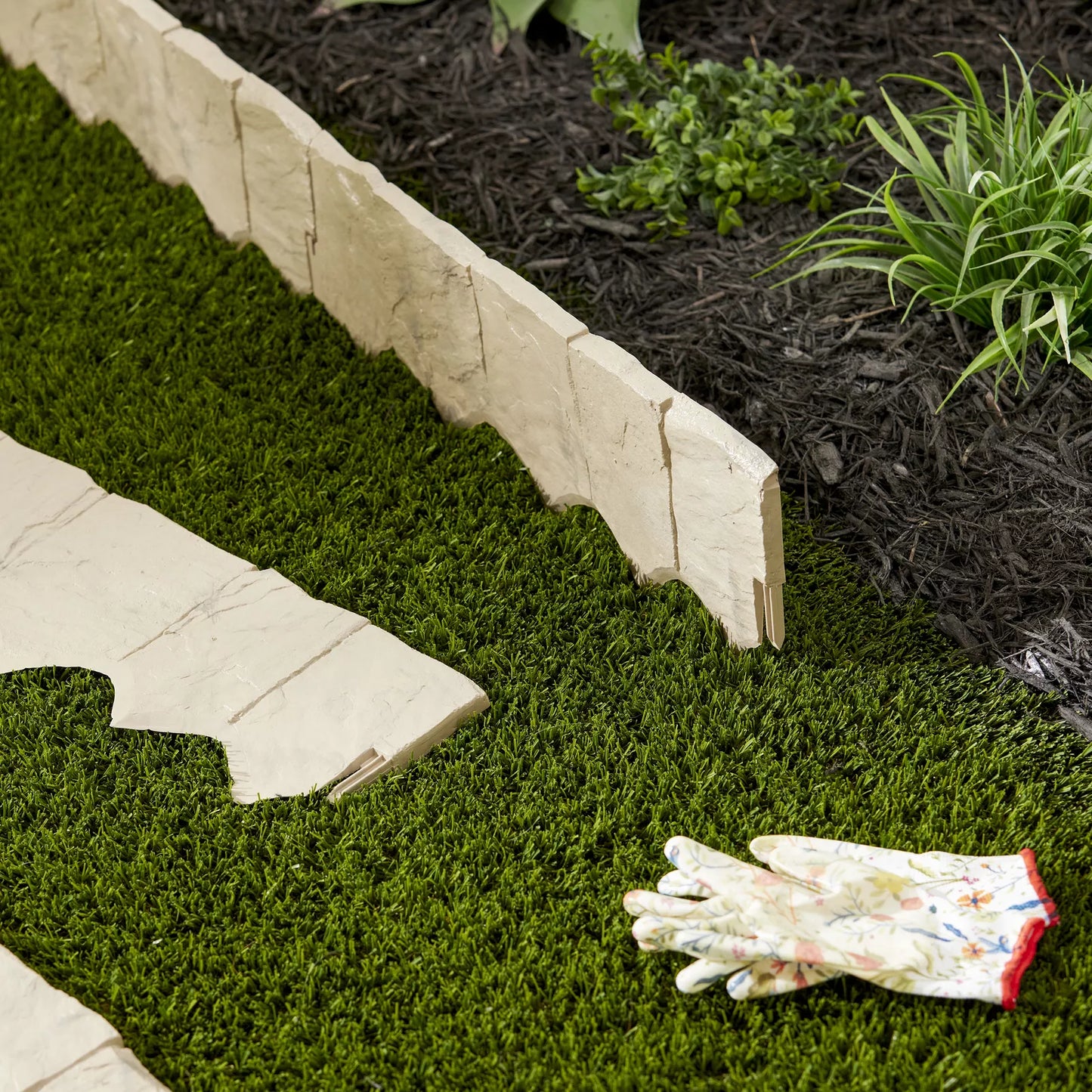 No Dig Garden Landscape Edging Border Flagstone image 3