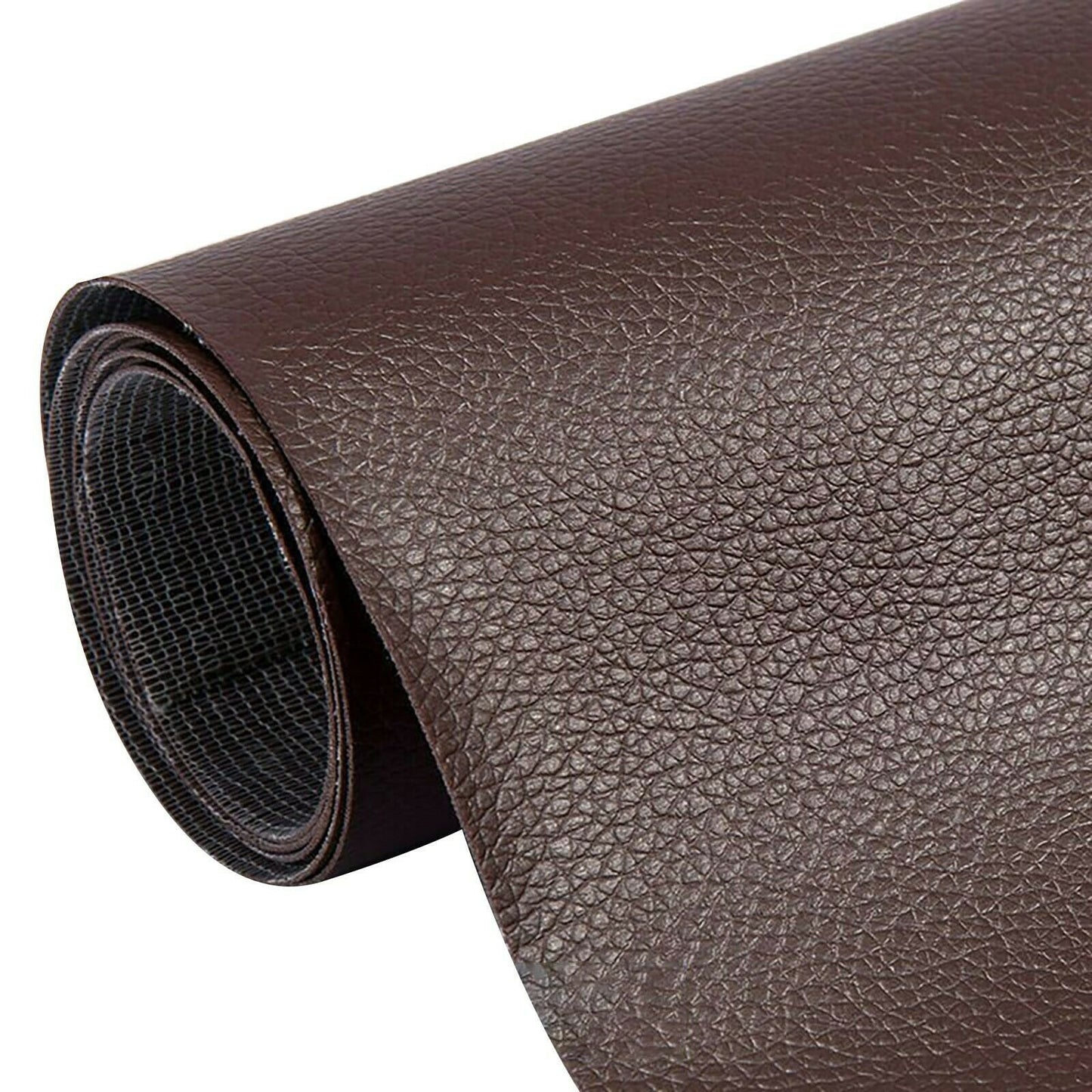 Self-Adhesive Leather Repair Patch Stick on Sofa Repairing Car Bag Seat - Brown, 20X30cm image
