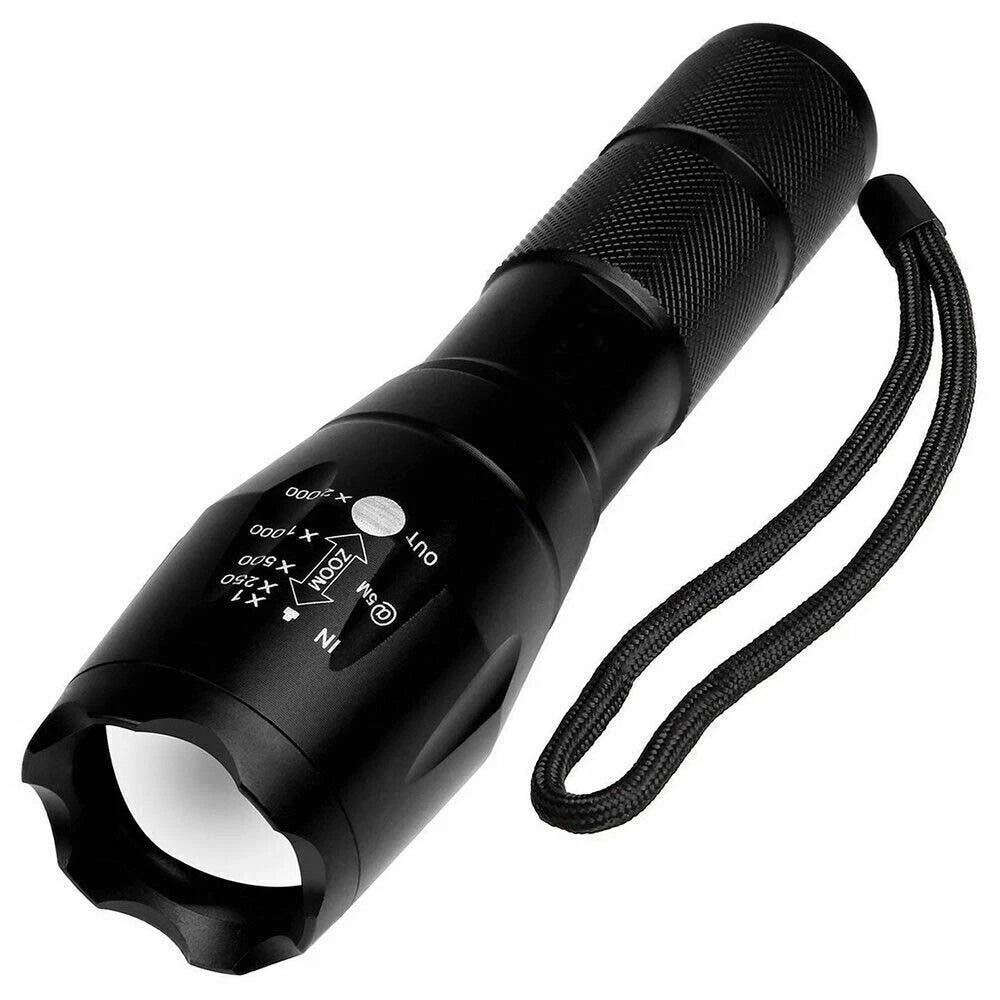 Super Bright LED Tactical Flashlight Rechargeable image 0