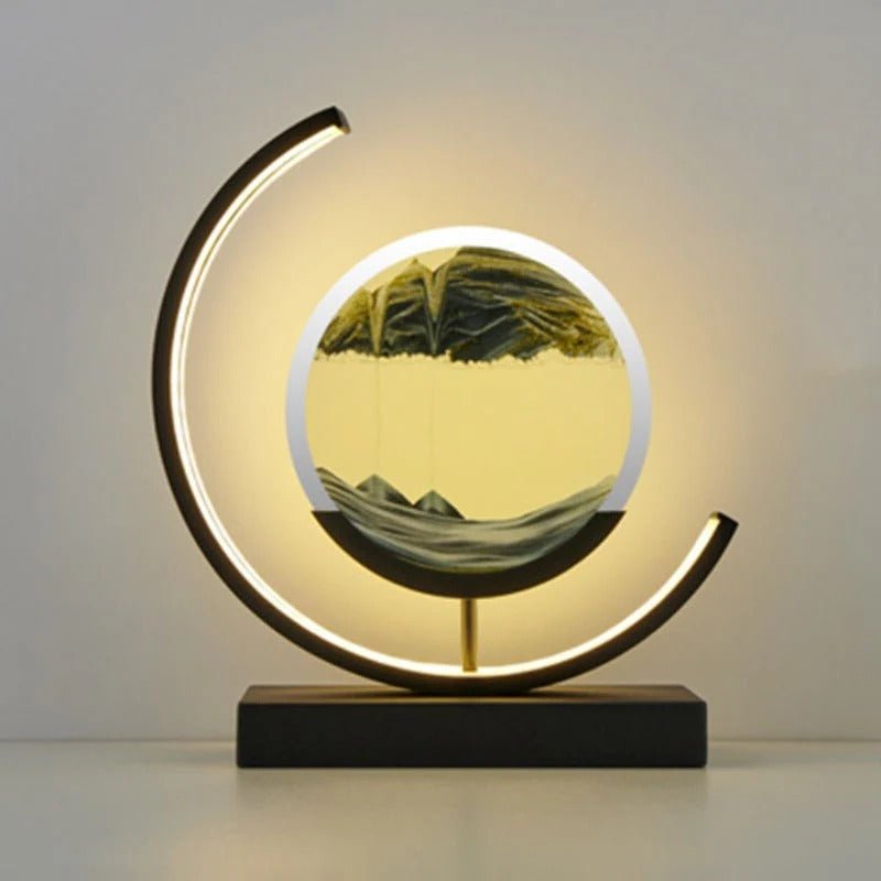 3D Hourglass LED Lamp, Mesmerizing Sand Art for Home Decor image 9