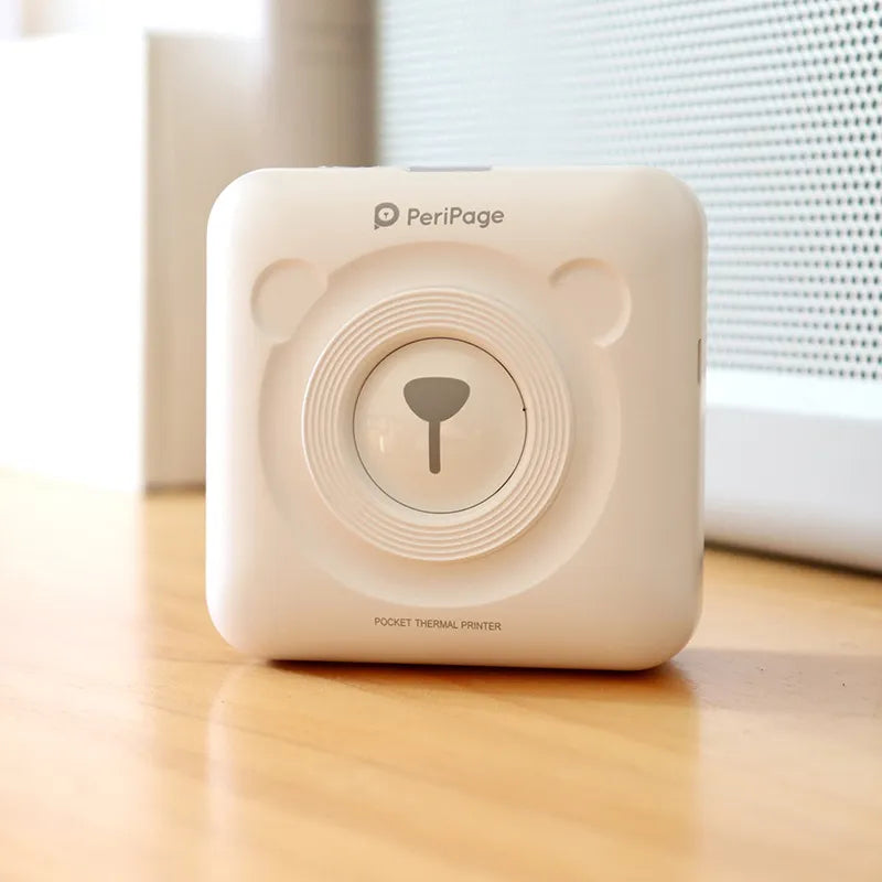 Wireless Portable Photo Printer For Smartphones - White image