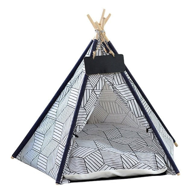 Large Pop Up Pet Dog Teepee Bed Tent image 11