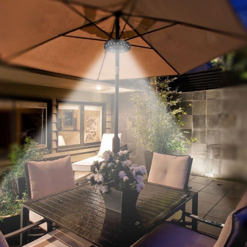 Deluxe LED Outdoor Patio Umbrella Lights image 0