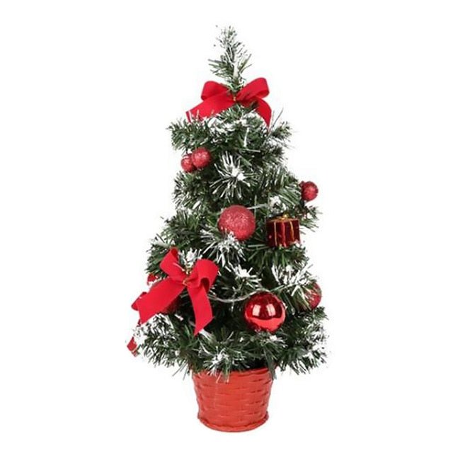 Small Prelit Artificial Tabletop Christmas Tree With Lights image 2