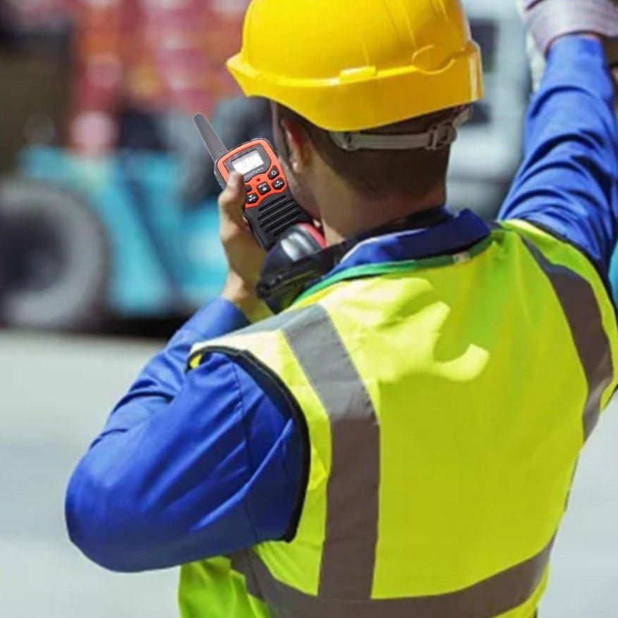 Long Distance Handheld Two Way Walkie Talkie Radio Set image 3