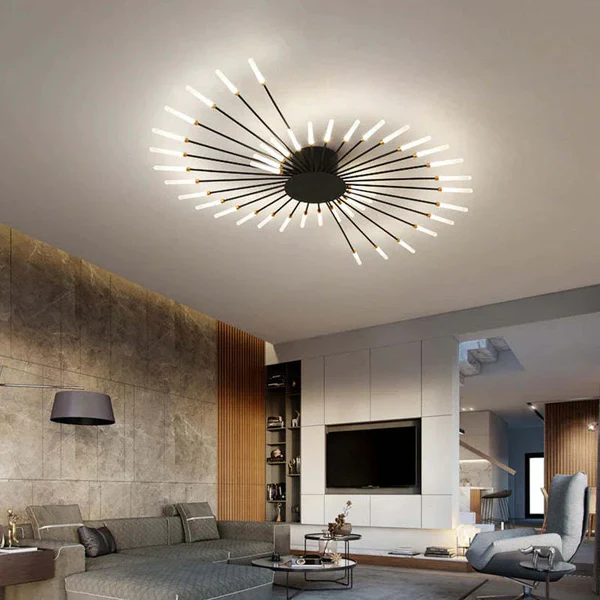 Flush Mount Ceiling Light Fireworks | Living Room/Bedroom image 3