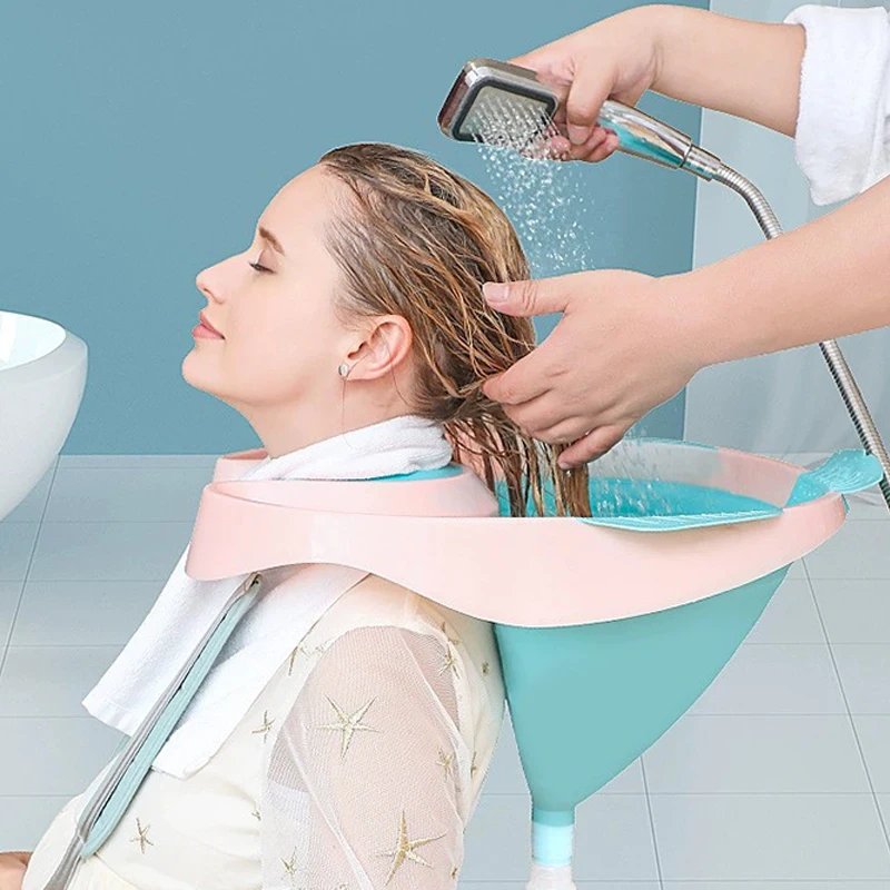 Portable Shampoo Hair Washing Salon Sink Bowl image 1
