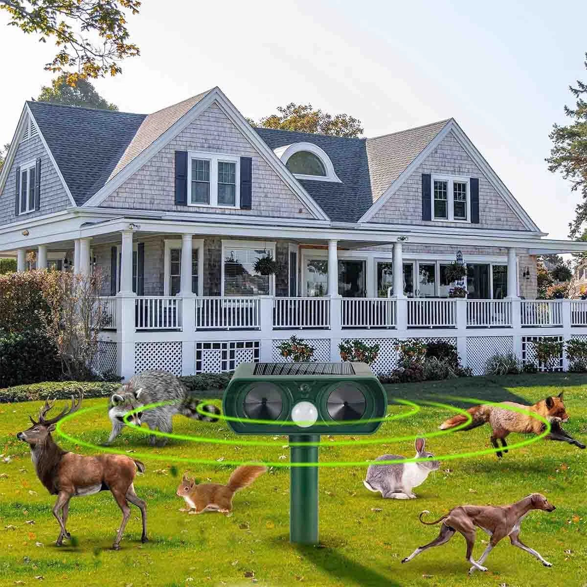 Solar Powered and Ultrasonic Animal Repellent image 4