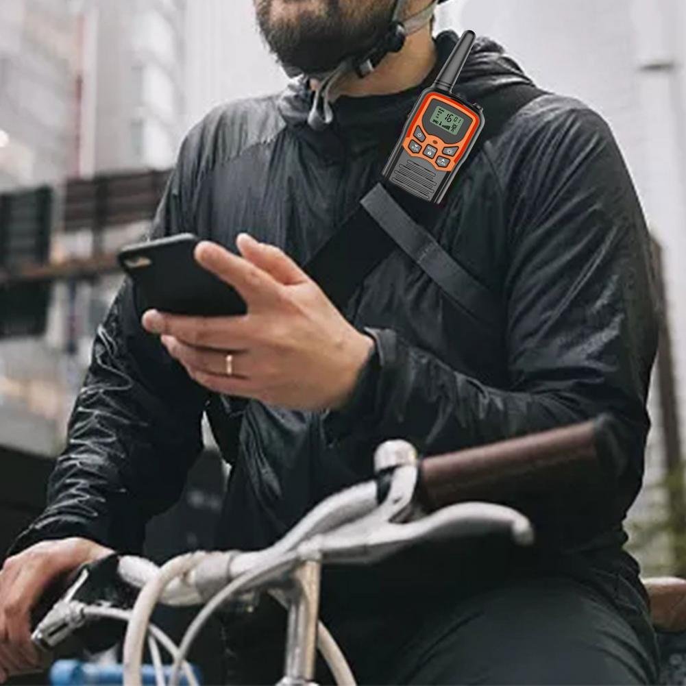 Long Distance Handheld Two Way Walkie Talkie Radio Set image 2