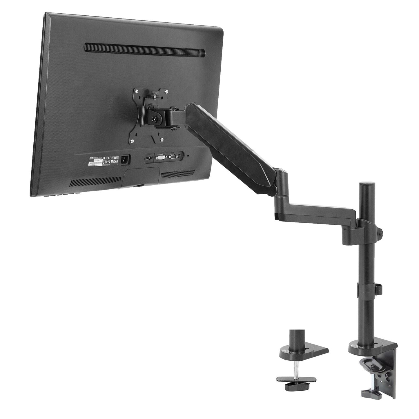 Adjustable Single Computer Desk Mounted Monitor Arm 17" - 32" image 3