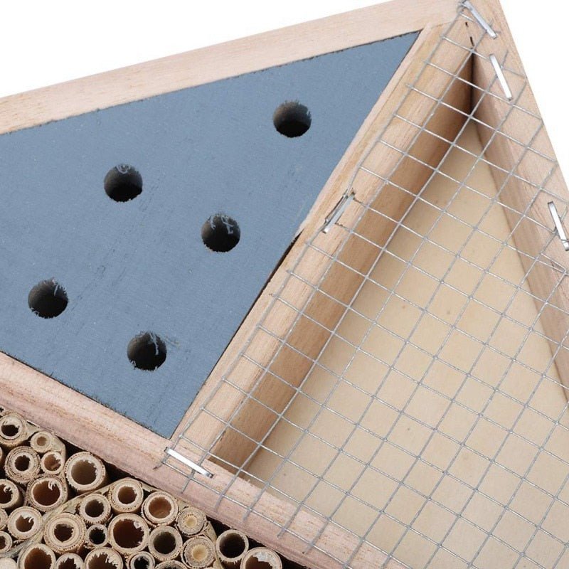 Natural Wooden Bee Hive Box House image 3