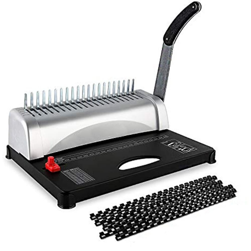 Premium Book Spiral Comb Binding Machine 21 Hole image 0