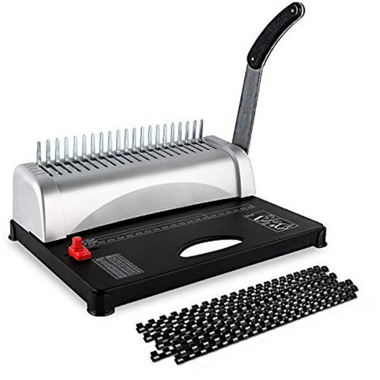 Premium Book Spiral Comb Binding Machine 21 Hole image 0