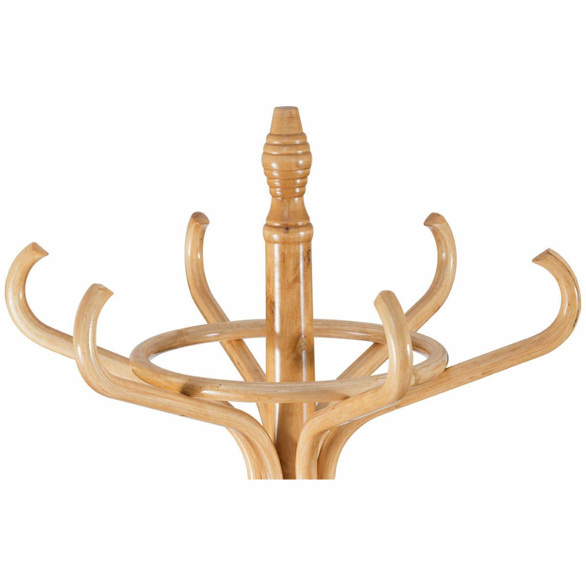 Premium Free Standing Modern Entryway Coat Tree Hanger Rack Stand image 2