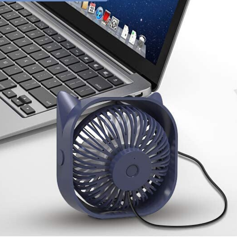 Portable Small Car Seat Cooling Fan 12V image 1