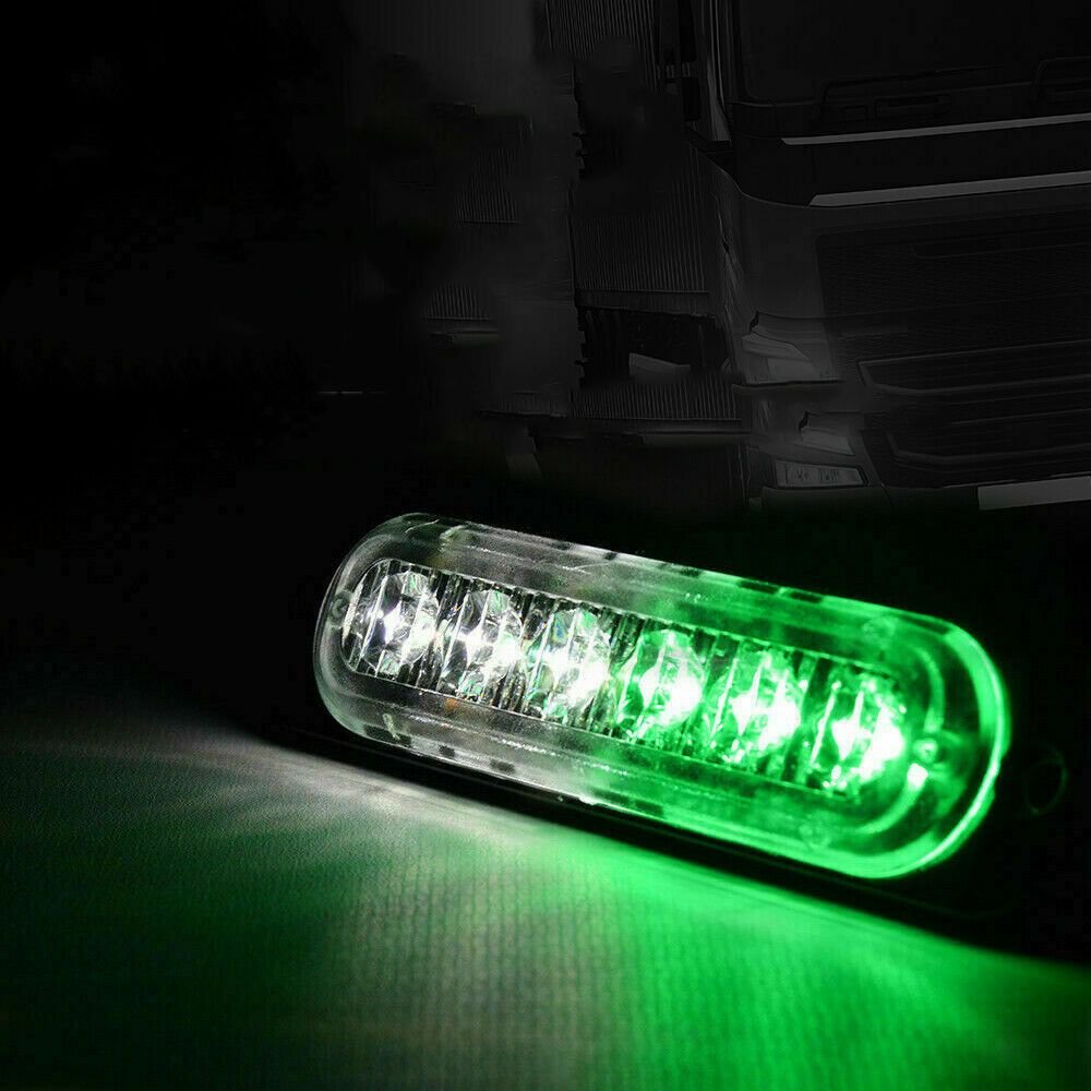 Powerful LED Truck Emergency Amber Strobe Light Bars image 1