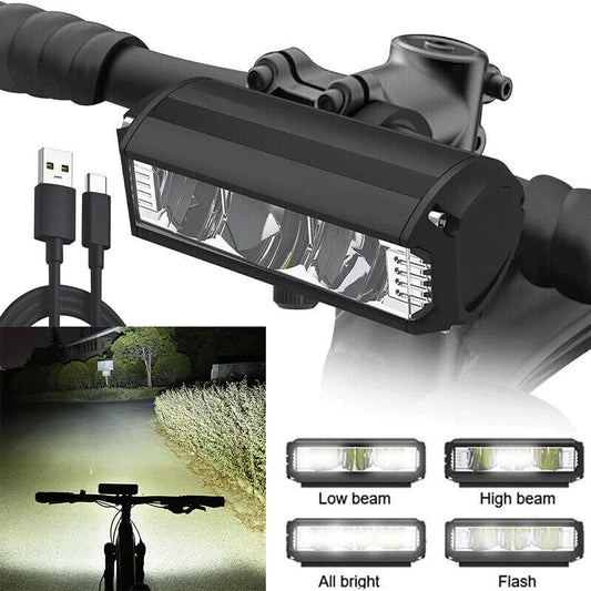 Waterproof Super Bright LED Bike Front Headlights image 0
